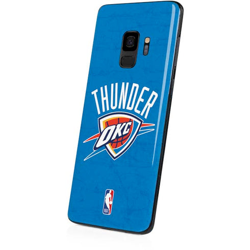NBA OKC Thunder Distressed Galaxy S9 Skin