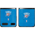 NBA OKC Thunder Distressed Galaxy Z Flip Skin