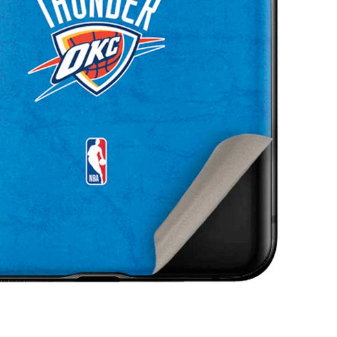 NBA OKC Thunder Distressed Galaxy Z Flip Skin