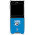 NBA OKC Thunder Distressed Galaxy Z Flip5 5G Clear Case