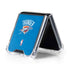 NBA OKC Thunder Distressed Galaxy Z Flip5 5G Clear Case
