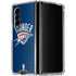 NBA OKC Thunder Distressed Galaxy Z Fold4 5G Clear Case