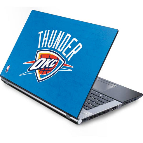NBA OKC Thunder Distressed Generic Laptop Skin