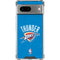 NBA OKC Thunder Distressed Google Pixel 8a Clear Case