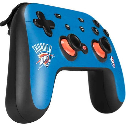 NBA OKC Thunder Distressed Google Stadia Controller Skin