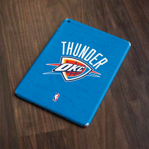 NBA OKC Thunder Distressed Apple iPad Skin