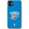 NBA OKC Thunder Distressed iPhone 11 Clear Case