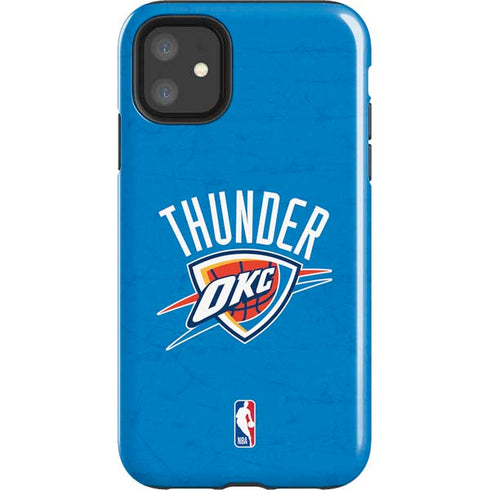 NBA OKC Thunder Distressed iPhone 11 Impact Case