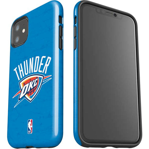 NBA OKC Thunder Distressed iPhone 11 Impact Case