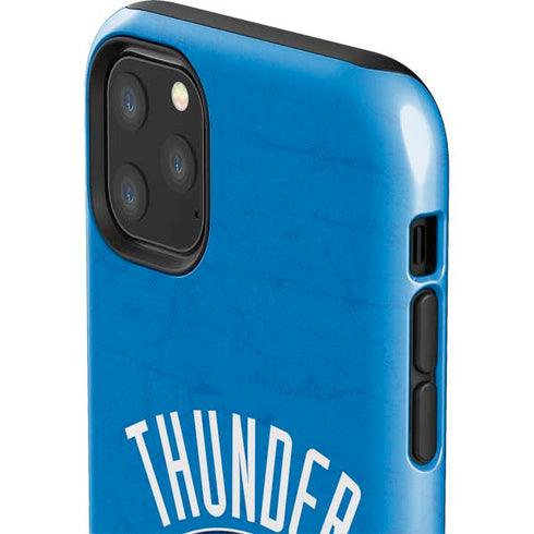NBA OKC Thunder Distressed iPhone 11 Pro Max Impact Case