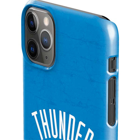 NBA OKC Thunder Distressed iPhone 11 Pro Max Lite Case