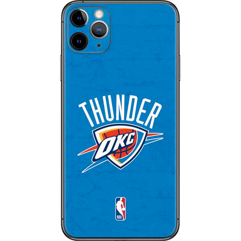 NBA OKC Thunder Distressed iPhone 11 Pro Max Skin