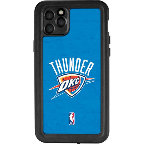 NBA OKC Thunder Distressed iPhone 11 Pro Max Waterproof Case
