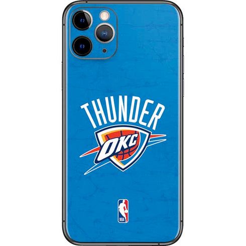NBA OKC Thunder Distressed iPhone 11 Pro Skin