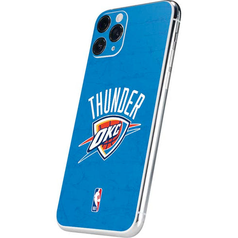 NBA OKC Thunder Distressed iPhone 11 Pro Skin