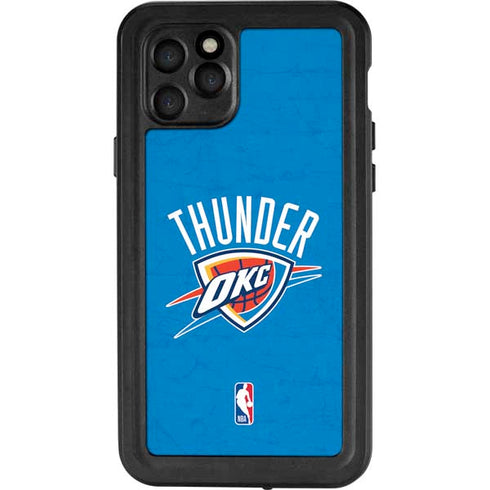 NBA OKC Thunder Distressed iPhone 11 Pro Waterproof Case