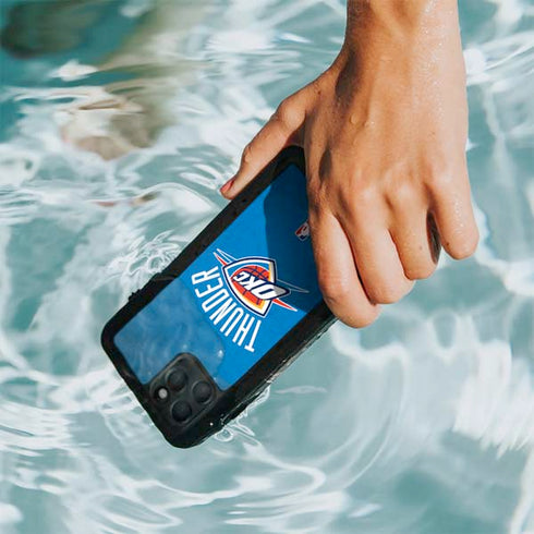 NBA OKC Thunder Distressed iPhone 11 Pro Waterproof Case