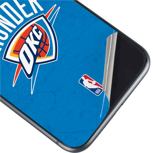 NBA OKC Thunder Distressed iPhone 11 Skin
