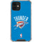 NBA OKC Thunder Distressed iPhone 12 Clear Case