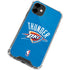 NBA OKC Thunder Distressed iPhone 12 Clear Case