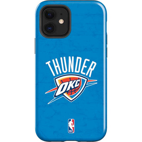 NBA OKC Thunder Distressed iPhone 12 Impact Case