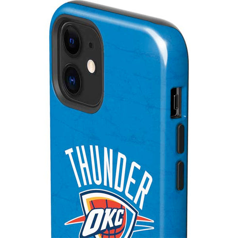 NBA OKC Thunder Distressed iPhone 12 Impact Case