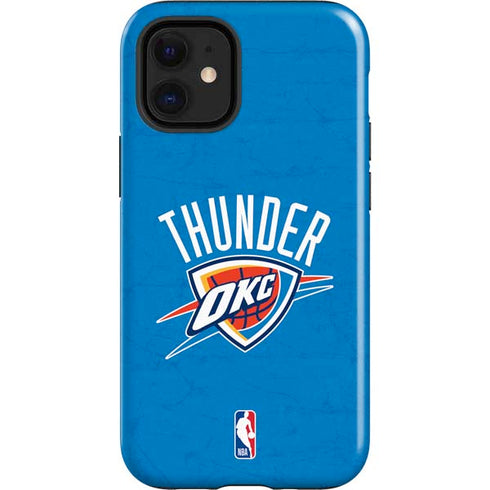 NBA OKC Thunder Distressed iPhone 12 Mini Impact Case