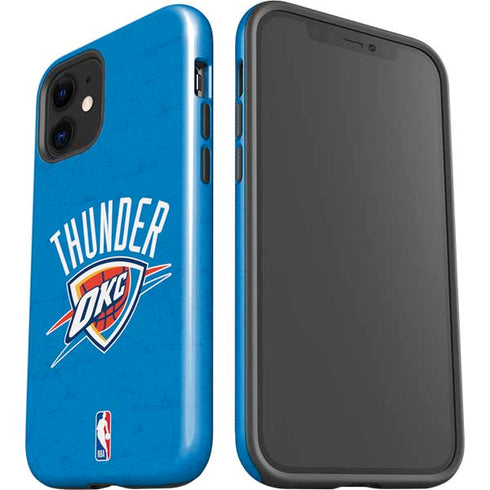 NBA OKC Thunder Distressed iPhone 12 Mini Impact Case