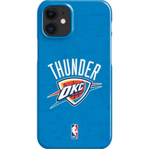 NBA OKC Thunder Distressed iPhone 12 Mini Lite Case