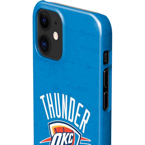 NBA OKC Thunder Distressed iPhone 12 Mini Lite Case