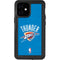 NBA OKC Thunder Distressed iPhone 12 Mini Waterproof Case