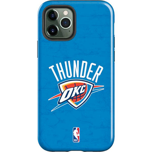 NBA OKC Thunder Distressed iPhone 12 Pro Impact Case