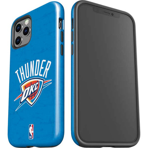 NBA OKC Thunder Distressed iPhone 12 Pro Impact Case