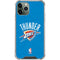 NBA OKC Thunder Distressed iPhone 12 Pro Max Clear Case