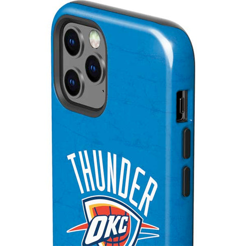 NBA OKC Thunder Distressed iPhone 12 Pro Max Impact Case
