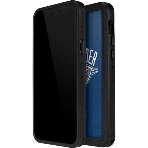 NBA OKC Thunder Distressed iPhone 12 Pro Waterproof Case