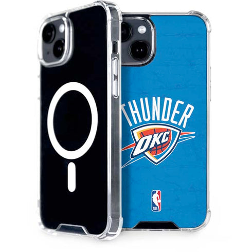 NBA OKC Thunder Distressed iPhone 13 MagSafe Case