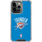 NBA OKC Thunder Distressed iPhone 13 Pro Clear Case