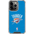 NBA OKC Thunder Distressed iPhone 13 Pro Clear Case