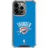 NBA OKC Thunder Distressed iPhone 14 Pro Clear Case