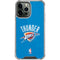 NBA OKC Thunder Distressed iPhone 14 Pro Max Clear Case