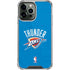 NBA OKC Thunder Distressed iPhone 14 Pro Max Clear Case