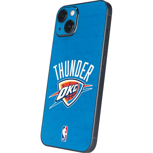 NBA OKC Thunder Distressed iPhone Skins