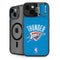 NBA OKC Thunder Distressed iPhone 15 Kickstand Case