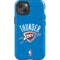 NBA OKC Thunder Distressed iPhone 15 Plus Impact Case