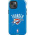 NBA OKC Thunder Distressed iPhone 15 Plus Impact Case