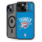 NBA OKC Thunder Distressed iPhone 15 Plus Kickstand Case