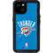 NBA OKC Thunder Distressed iPhone 15 Plus Waterproof Case
