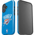 NBA OKC Thunder Distressed iPhone 16 Plus Impact Case