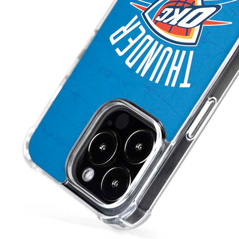 NBA OKC Thunder Distressed iPhone 16 Pro MagSafe Case